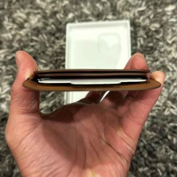 New APPLE iPhone 12 PRO Leather Sleeve in Saddle Brown - Picture 5 of 9